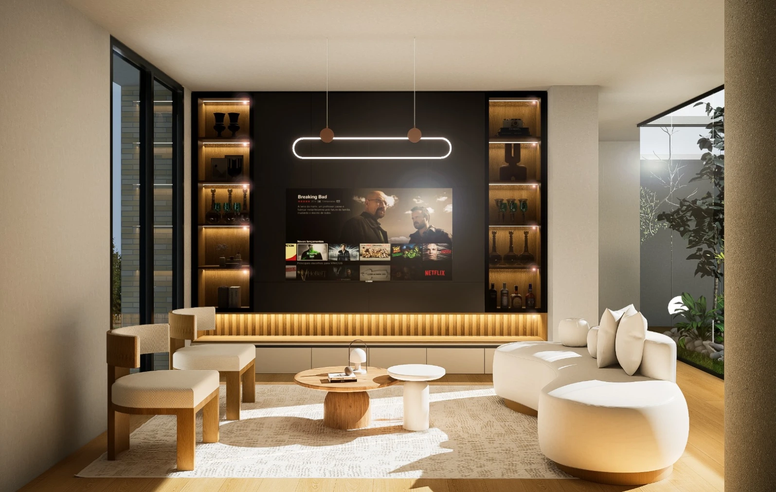 Paneles de TV personalizados: la nueva arquitectura de las salas modernas