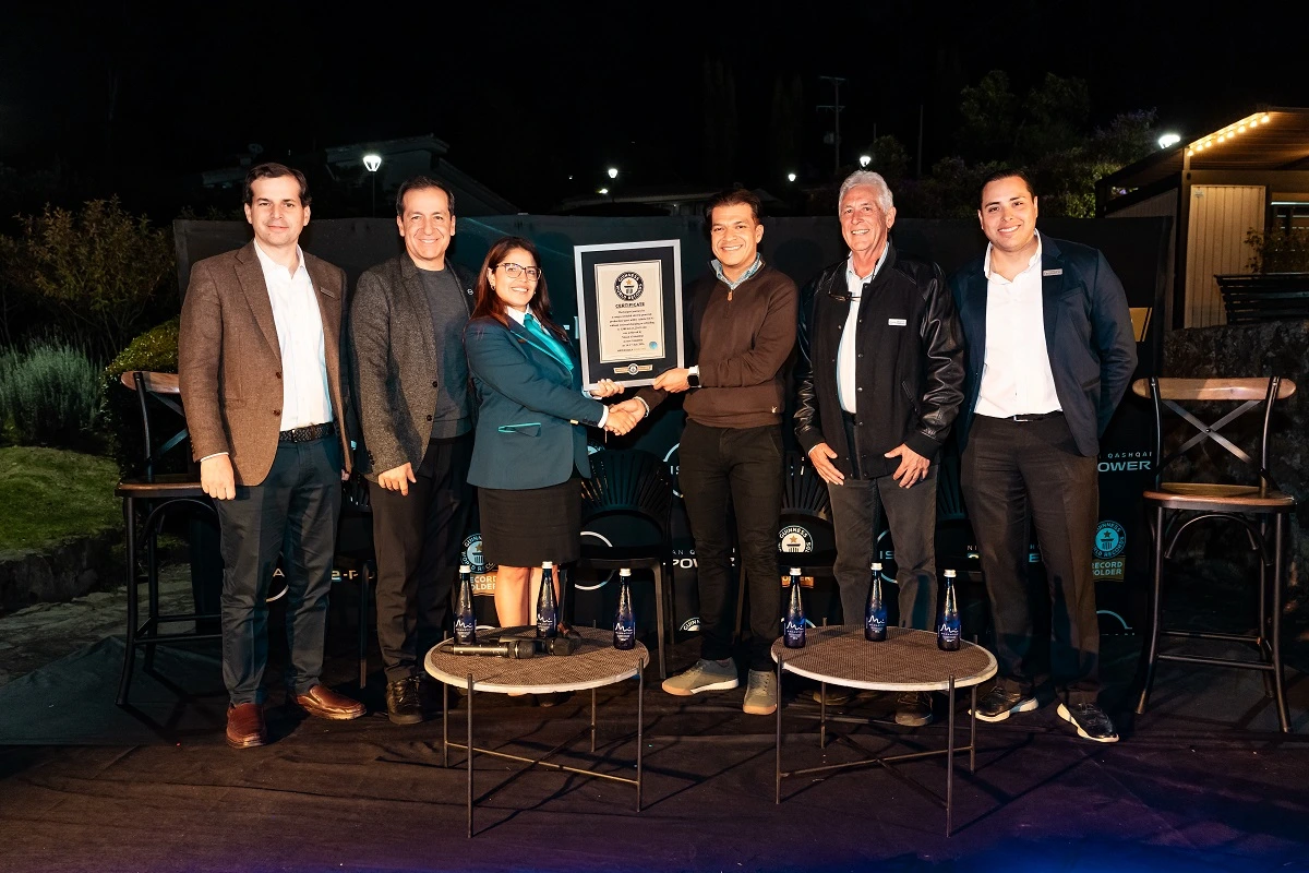 Nissan Qashqai e-POWER logra un Guinness World Records™ en Colombia